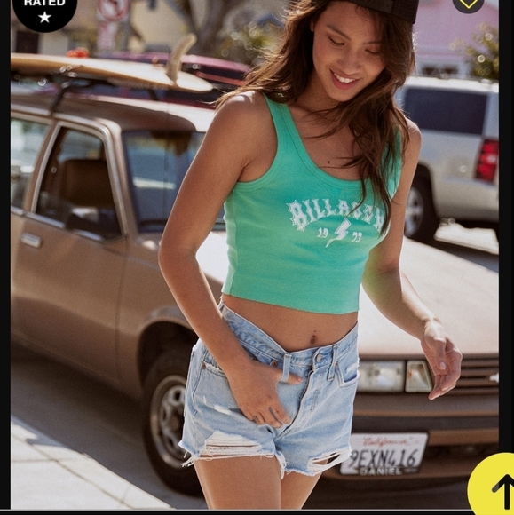 LEVIS PREMIUM 501 HIGH RISE DENIM SHORTS IN OJAI TOP SZ 28 PERFECT CONDITION - Picture 14 of 16